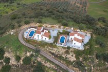 Aerial view to Casas de Cantoblanco