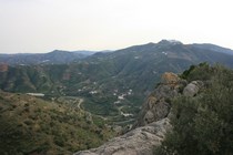 Vistas de Comares desde la cima